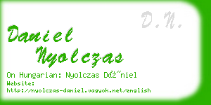 daniel nyolczas business card